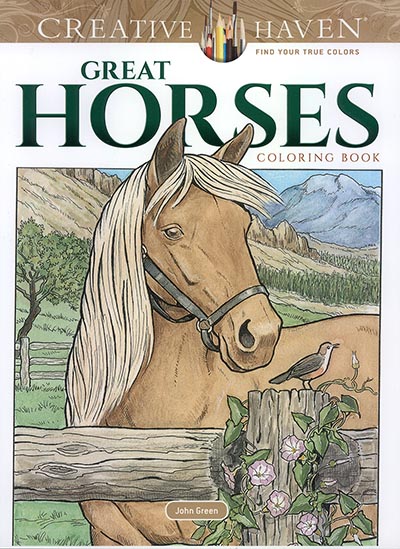 Great Horses Coloring Book by Creative Haven